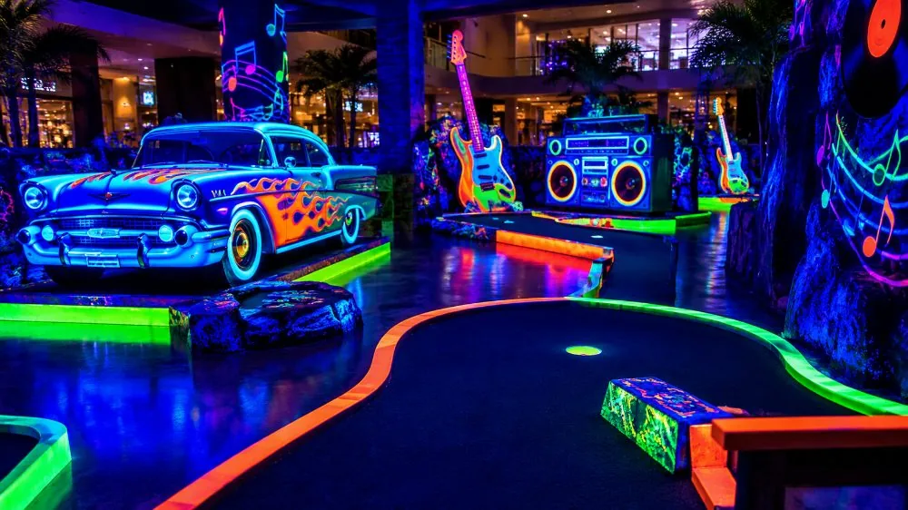Mall of America: Rock of Ages Blacklight Mini Golf Ticket